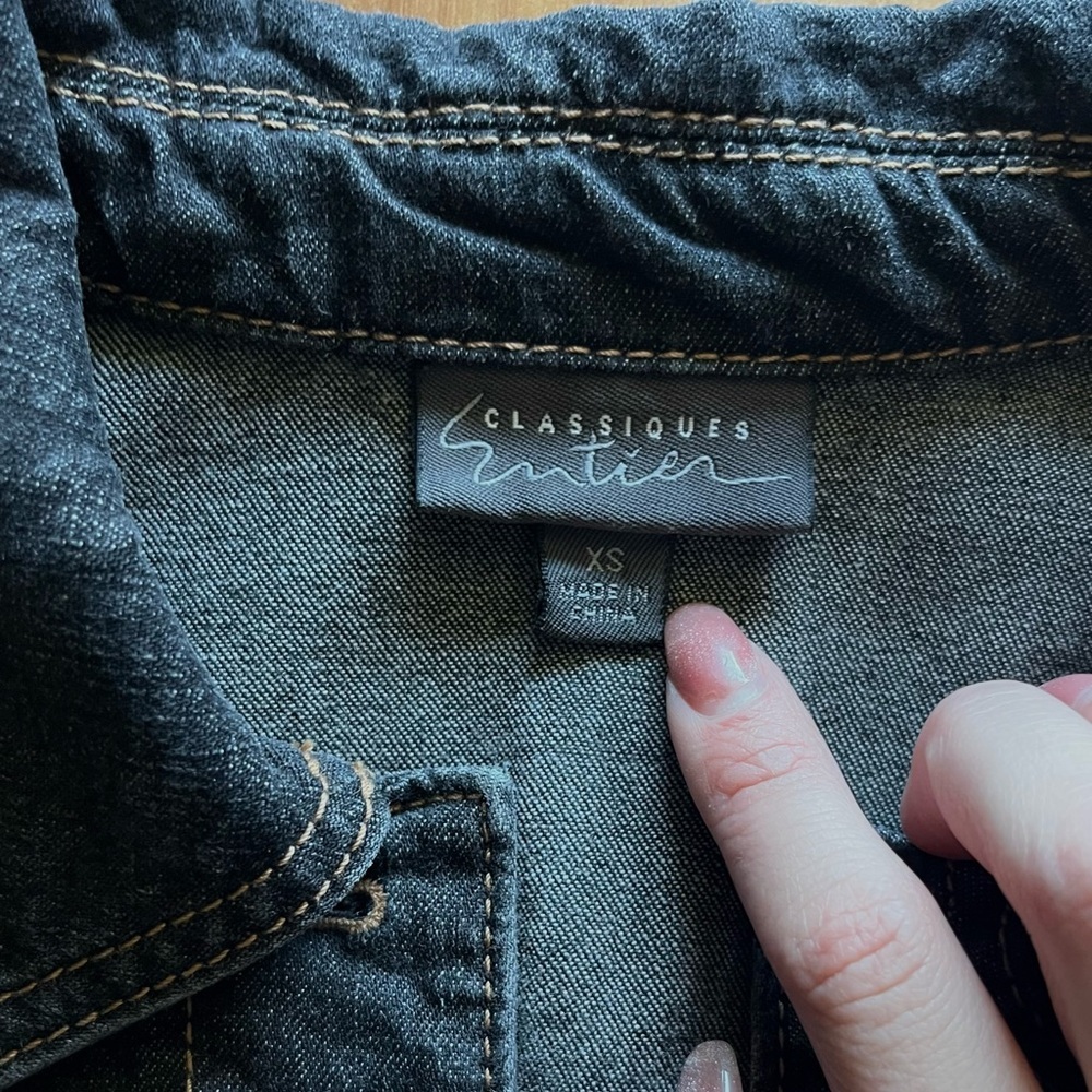 Classiques Entier Dark Denim Jacket - Picture 7 of 9